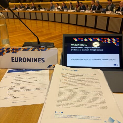Euromines - Rolf Kuby - First Industrial Forum Plenary Meeting
