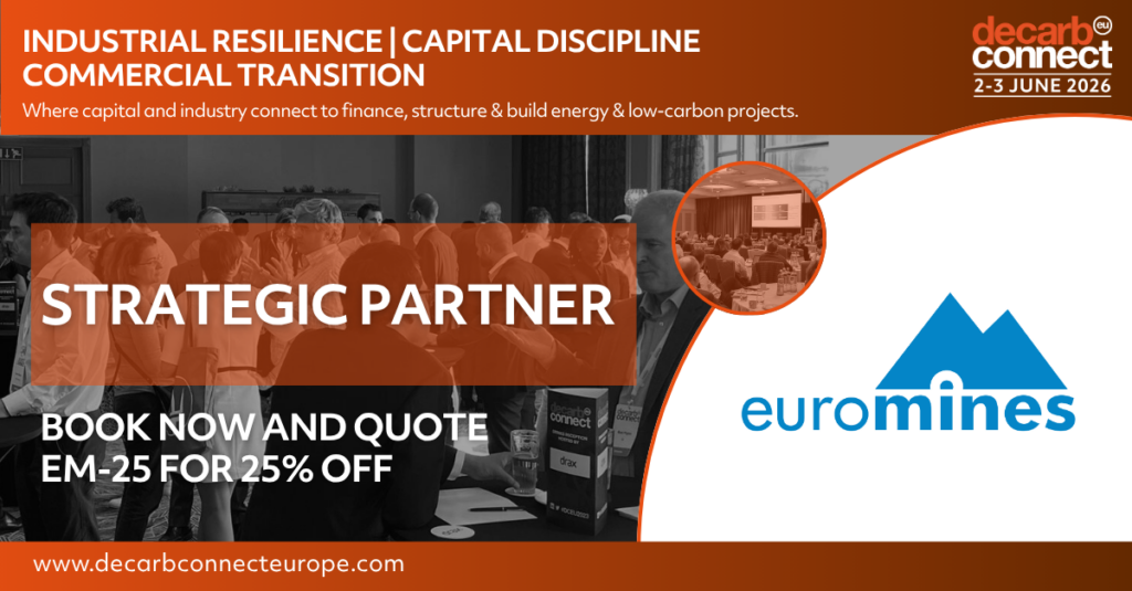 Decarb Connect Europe 2026 - Euromines - Banner