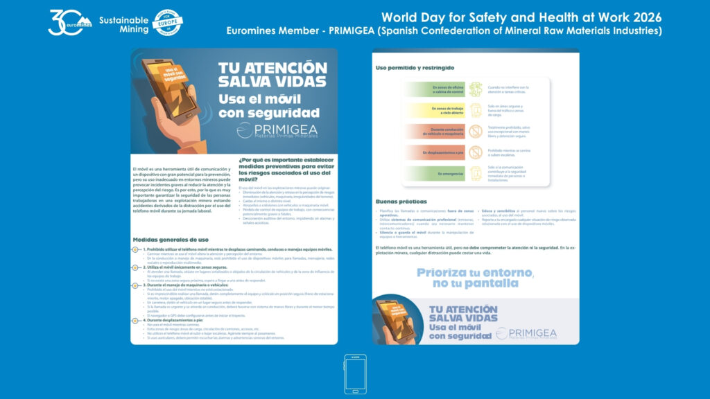 World Day for Safety and Health at Work 2026 - Euromines - PRIMIGEA